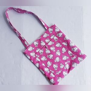 Hello kitty fabric tote bag